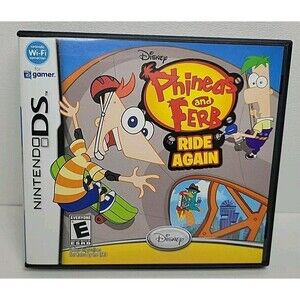 Nintendo DS Phineas and Ferb Ride Again Complete in Box w/ Manual